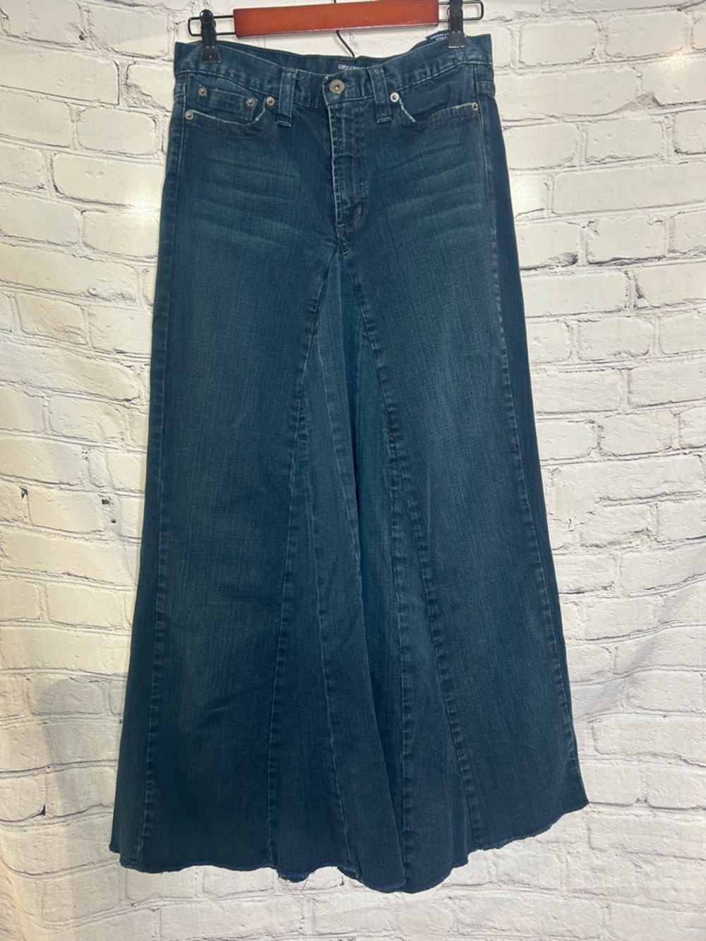 Karen Kane Dark Blue Denim Maxi Skirt Size 4 Excellent Condition